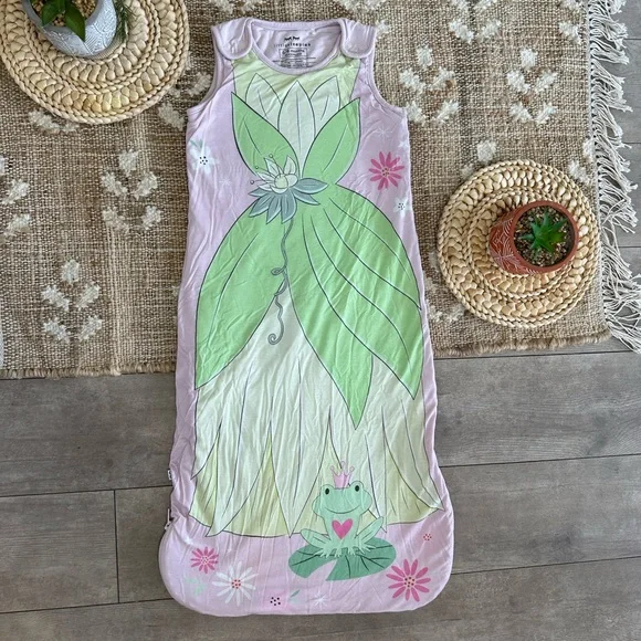 Little Sleepies Disney Princess Tiana Sleepy Bag Baby Girl 6-18 Months